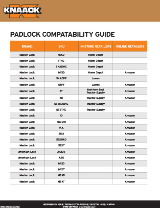 KNAACK-Lock-Compatibility